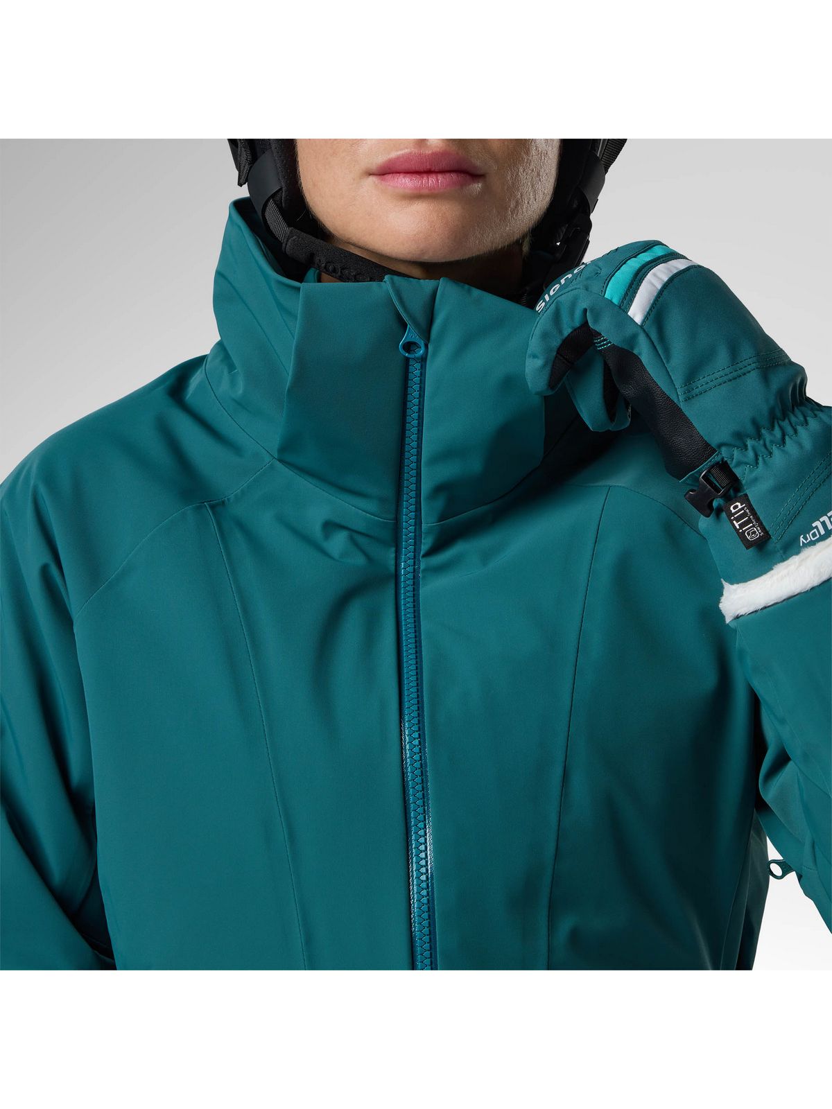 Kurtka narciarska damska ROSSIGNOL W 4Ws Blackside Insulated Jack zielona