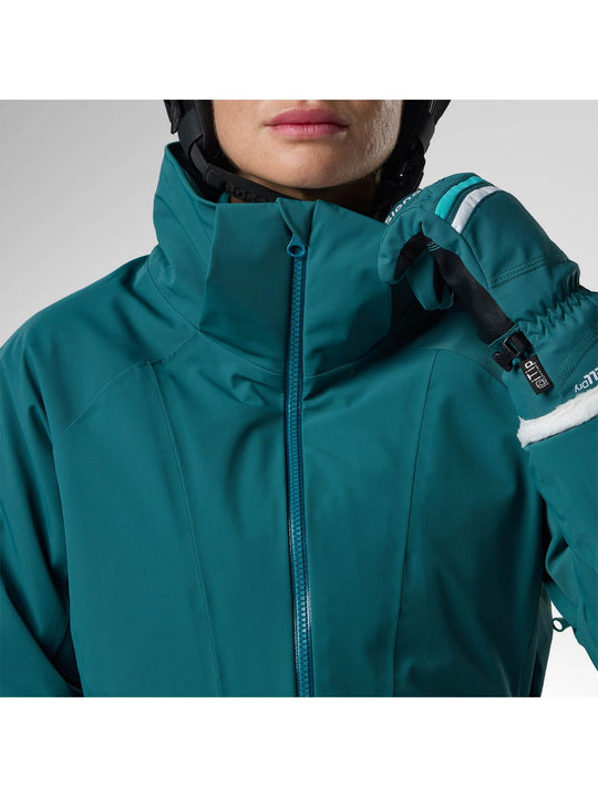 Kurtka narciarska damska ROSSIGNOL W 4Ws Blackside Insulated Jack zielona
