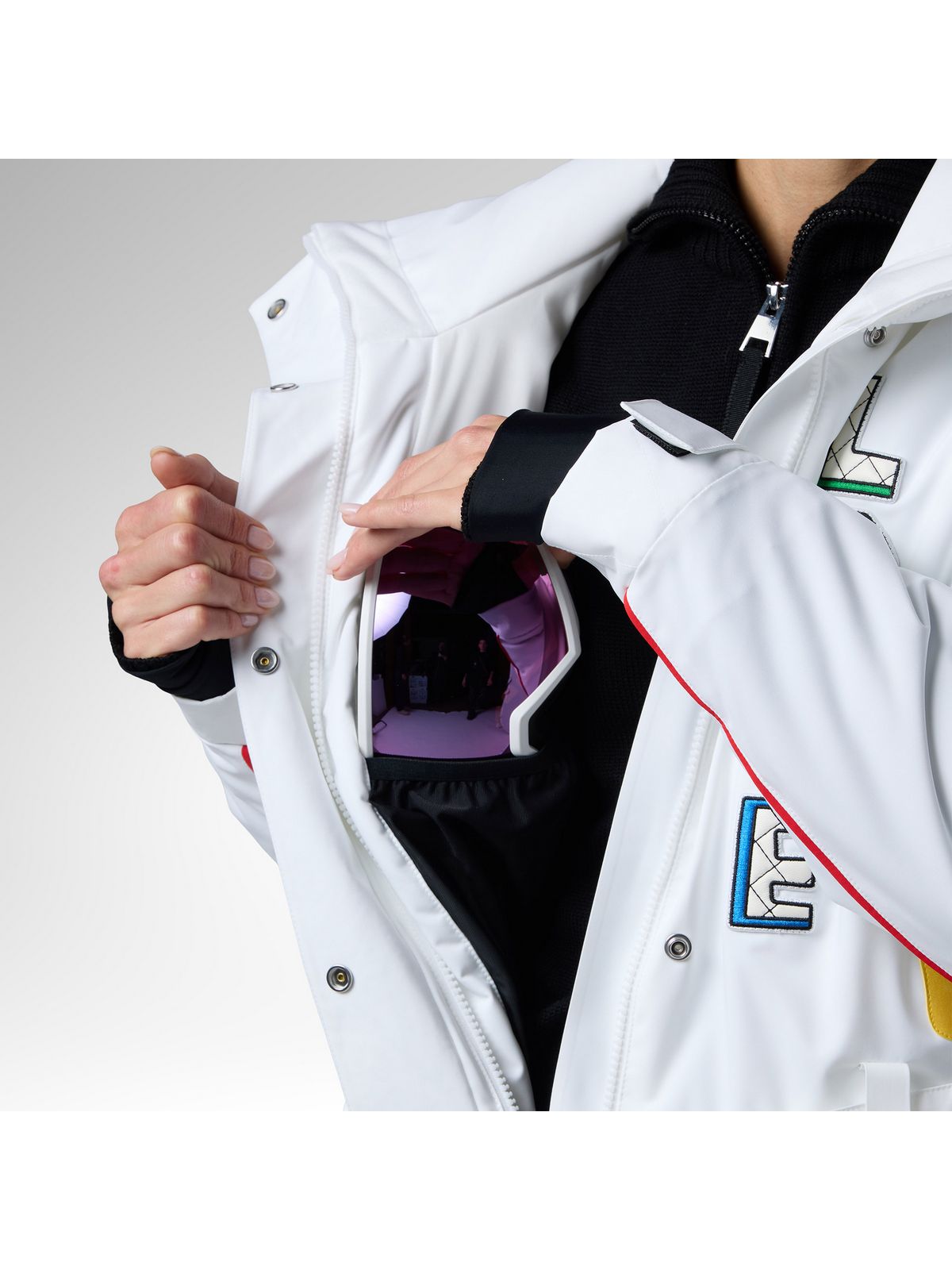 Kombinezon damski ROSSIGNOL W Jcc Ski Suit biały