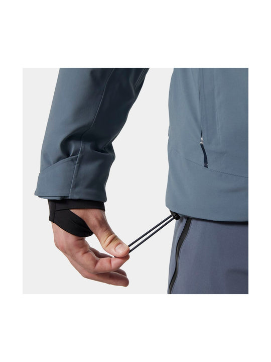 Kurtka narciarska męska HELLY HANSEN ALPHA 4.0 JACKET granatowa
