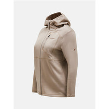 Bluza PEAK PERFORMANCE W Trail Polartec Zip Hood beżowy - Adventure Sports

