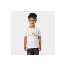 Koszulka HELLY HANSEN K HH TECH GRAPHIC T- biały - Adventure Sports
