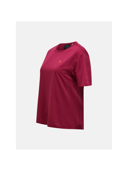 Koszulka PEAK PERFORMANCE Trail Shortsleeve Women bordowy
