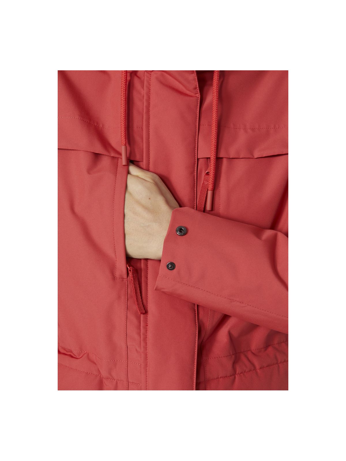 Kurtka Helly Hansen W Coastal Parka czerwony