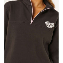 Bluza damska RIP CURL Rc Heart Half Zip Fleece czarna
