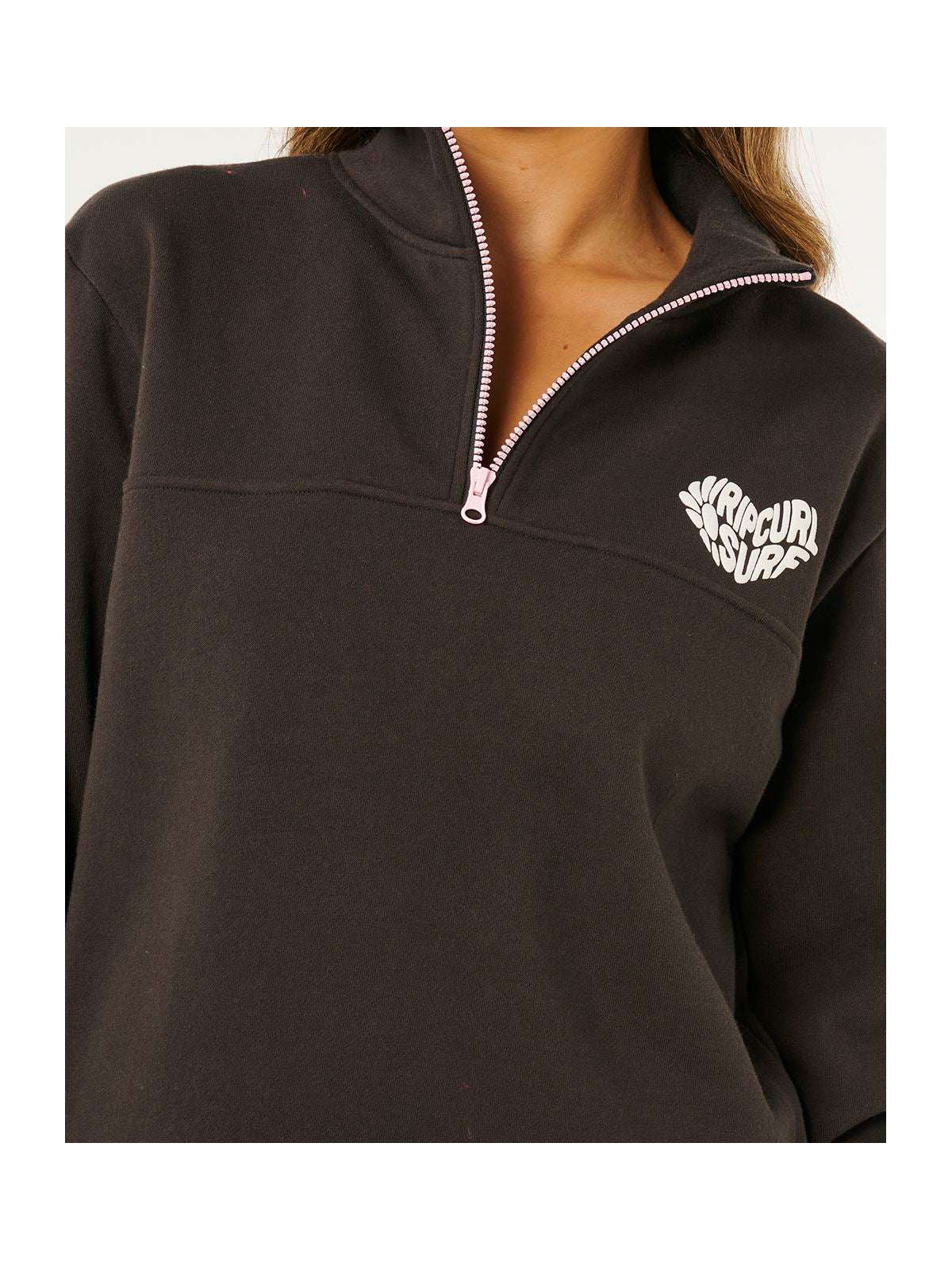 Bluza damska RIP CURL Rc Heart Half Zip Fleece czarna