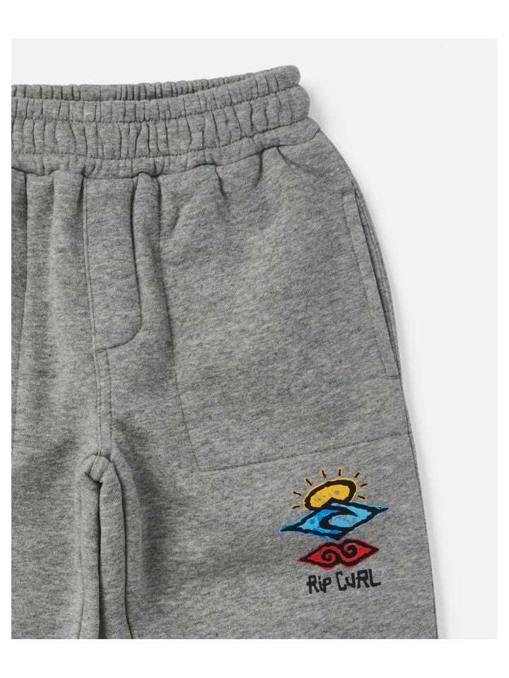 Spodnie dziecięce RIP CURL Icons Of Shred Trackpant -Boy szare