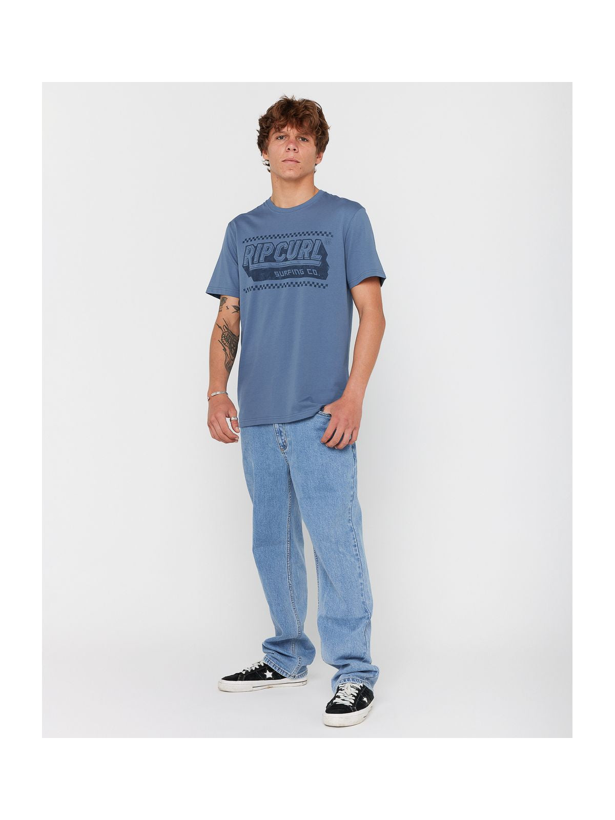 Koszulka RIP CURL SPORTLINE INVADER TEE niebieska
