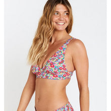 Stanik kąpielowy RIP CURL Las Flores Revo Halter kwiaty
