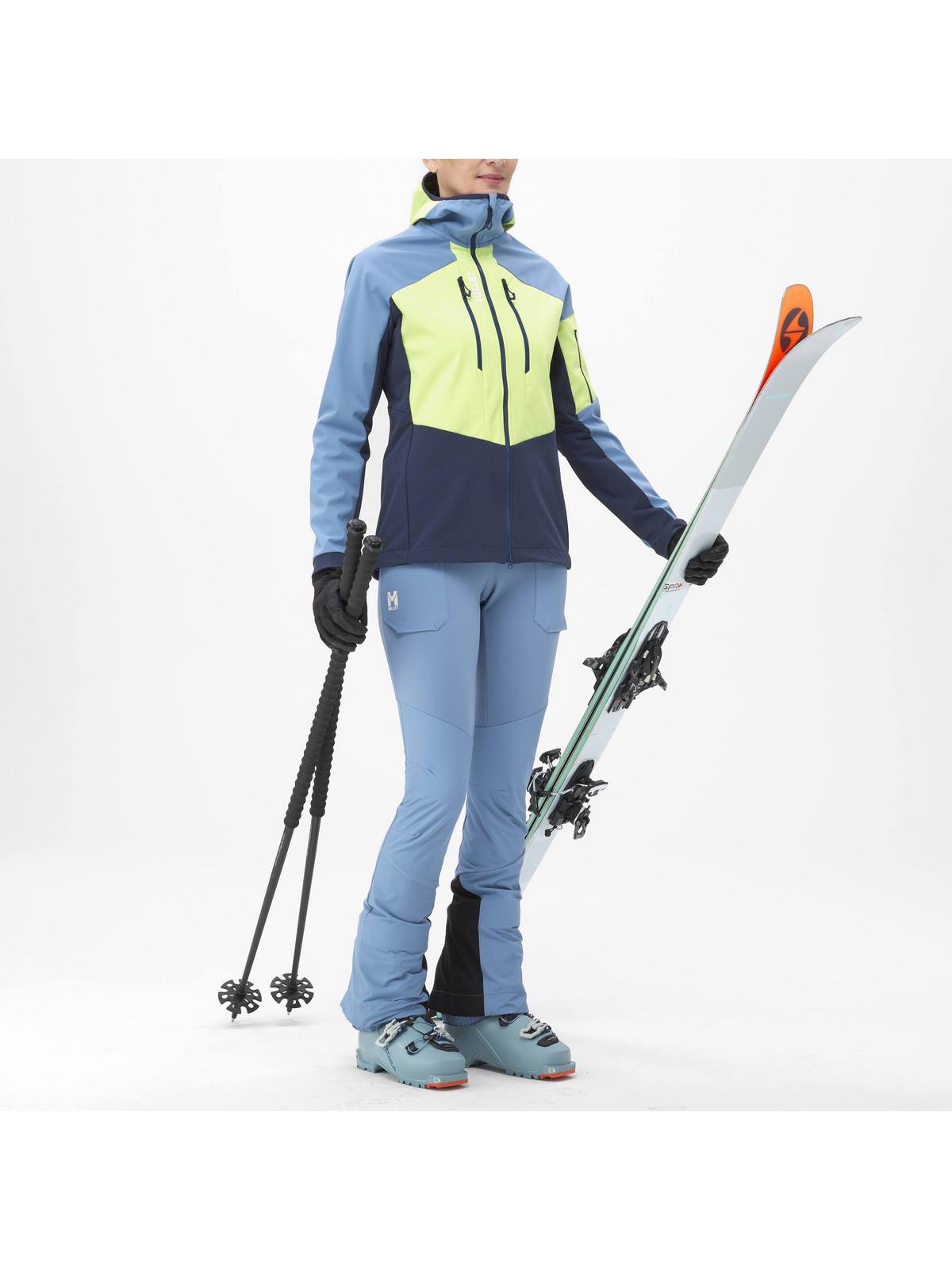Spodnie MILLET W Rutor Tight Niebieski