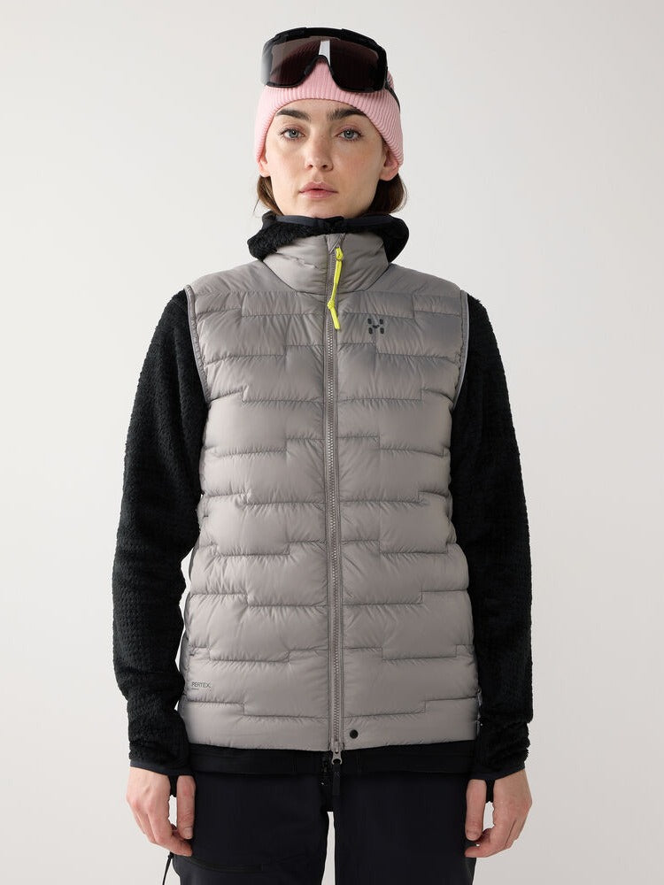 Kamizelka puchowa damska HAGLÖFS ROC Flash Down Vest Stone Brick
