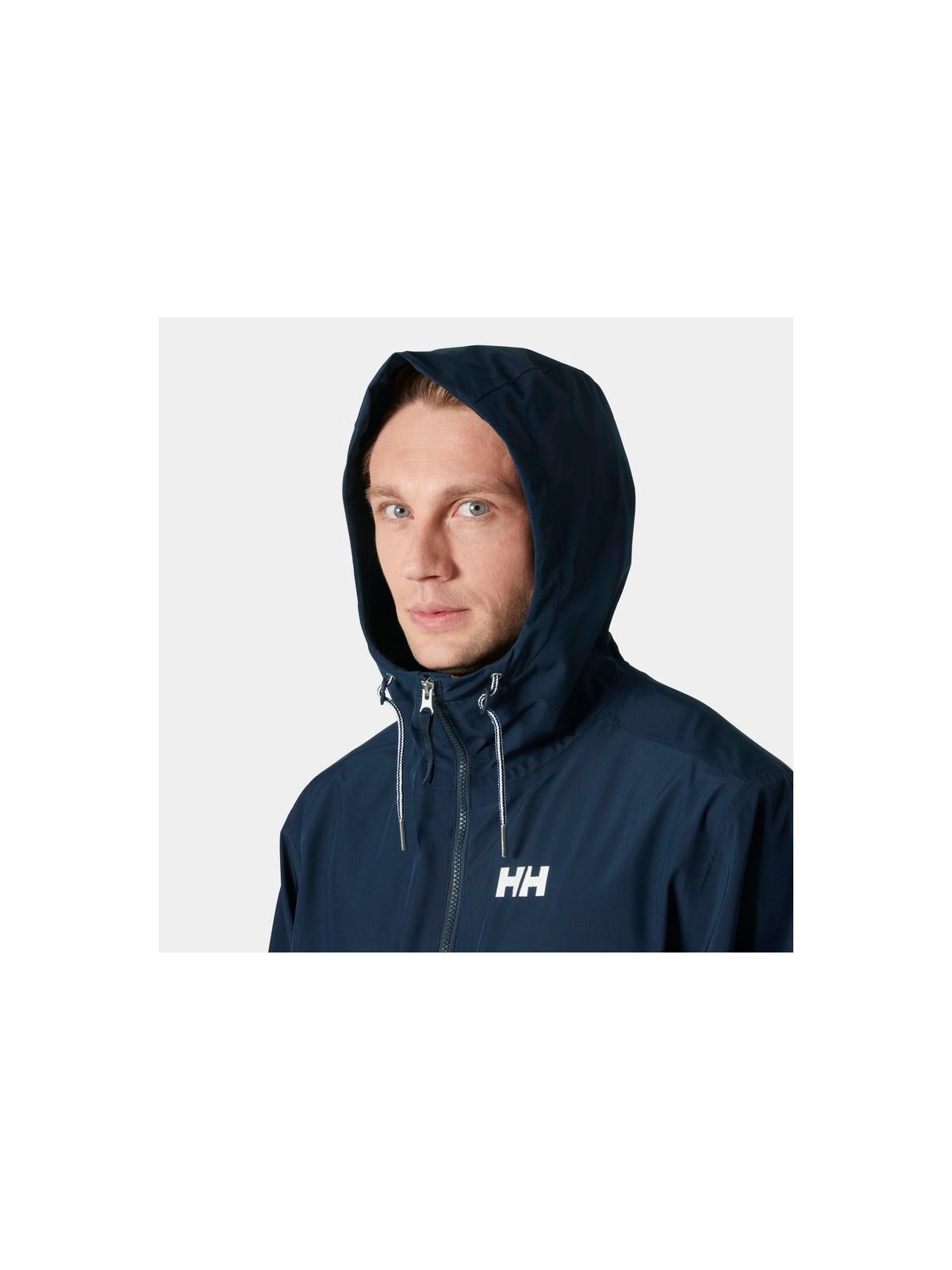 Kurtka męska HELLY HANSEN SANDOY RAIN JACKET granatowa - Adventure Sports
