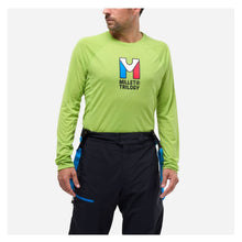 Koszulka męska MILLET Trilogy Wool Ts Ls M żółta limonkowa
