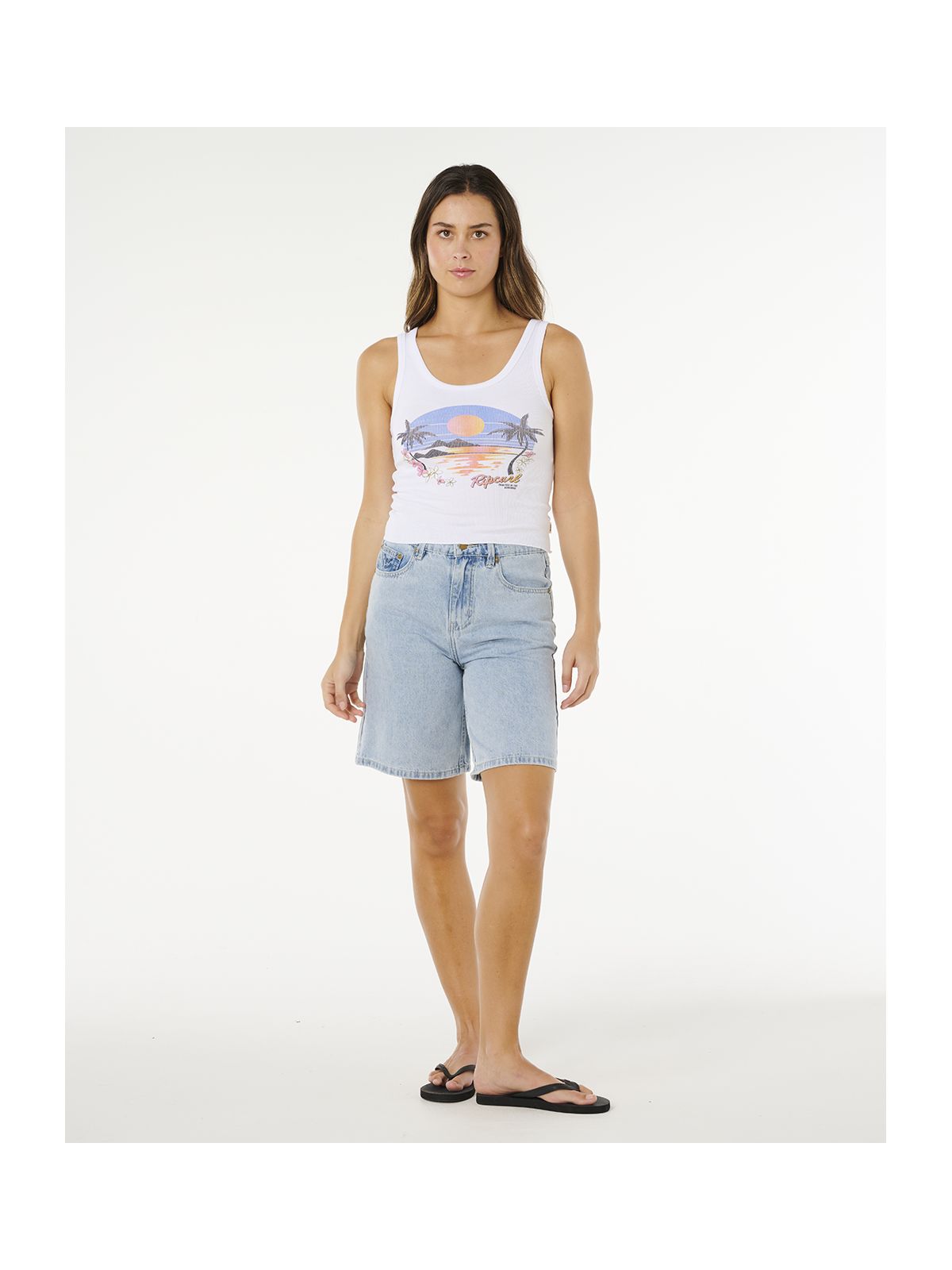 Koszulka damska RIP CURL Hotel Malibu Tank biała