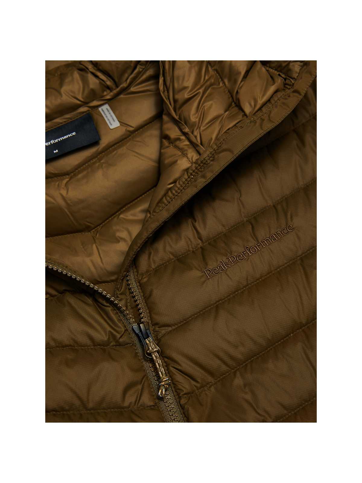 Kurtka narciarska męska PEAK PERFORMANCE Frost Down Hood Jacket brązowa