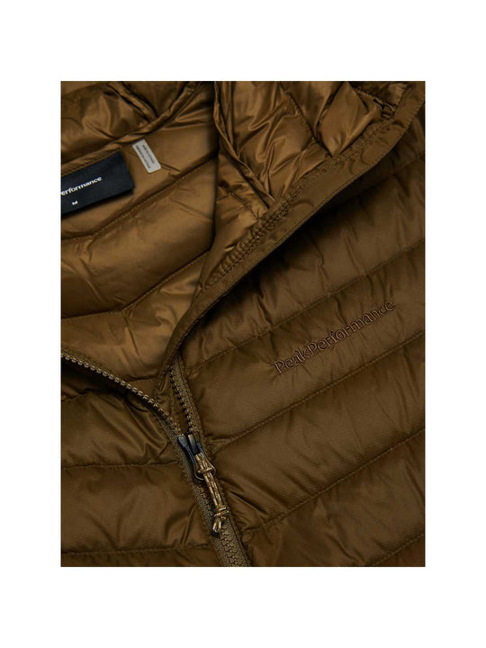 Kurtka narciarska męska PEAK PERFORMANCE Frost Down Hood Jacket brązowa

