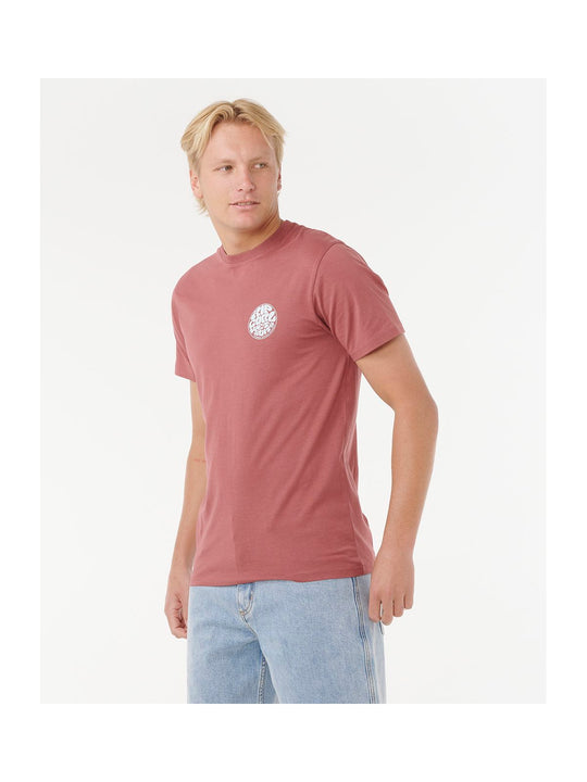 Koszulka RIP CURL WETTIE ICON TEE czerwona
