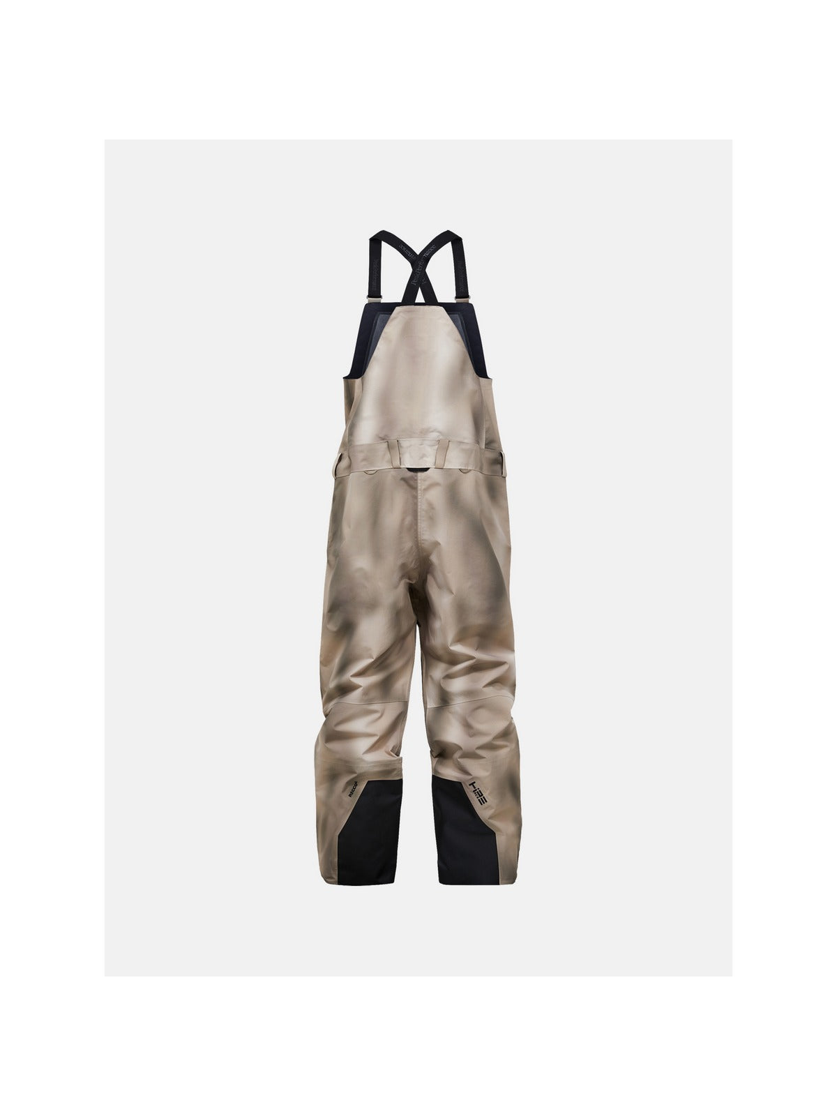 Spodnie narciarskie męskie PEAK PERFORMANCE Edge HIPE 3L AOP Shell Bib Pants beżowe