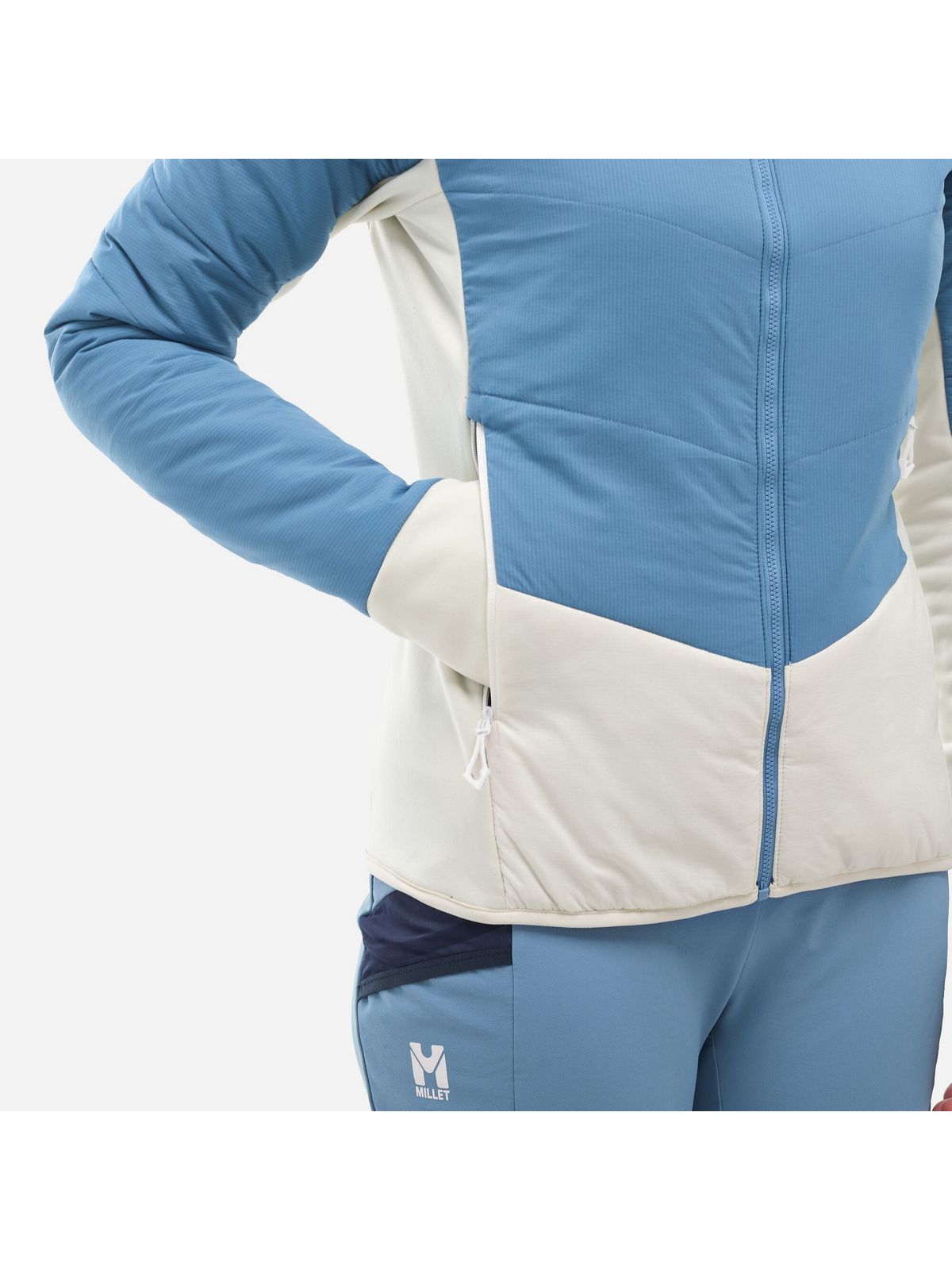 Kurtka narciarska MILLET MHITE PRIMALOFT HOODIE niebieska