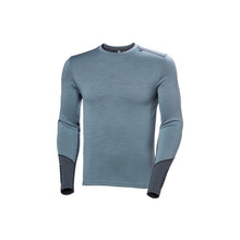 Koszulka męska HELLY HANSEN Lifa Merino Midweight 1/2 Zip kolor granatowy
