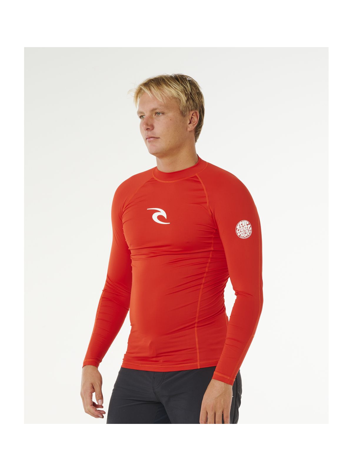 Lycra męska RIP CURL Waves Upf Perf L/S czerwona