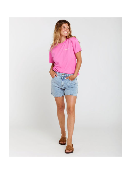 Koszulka damska RIP CURL Molokai Relaxed Tee różowa
