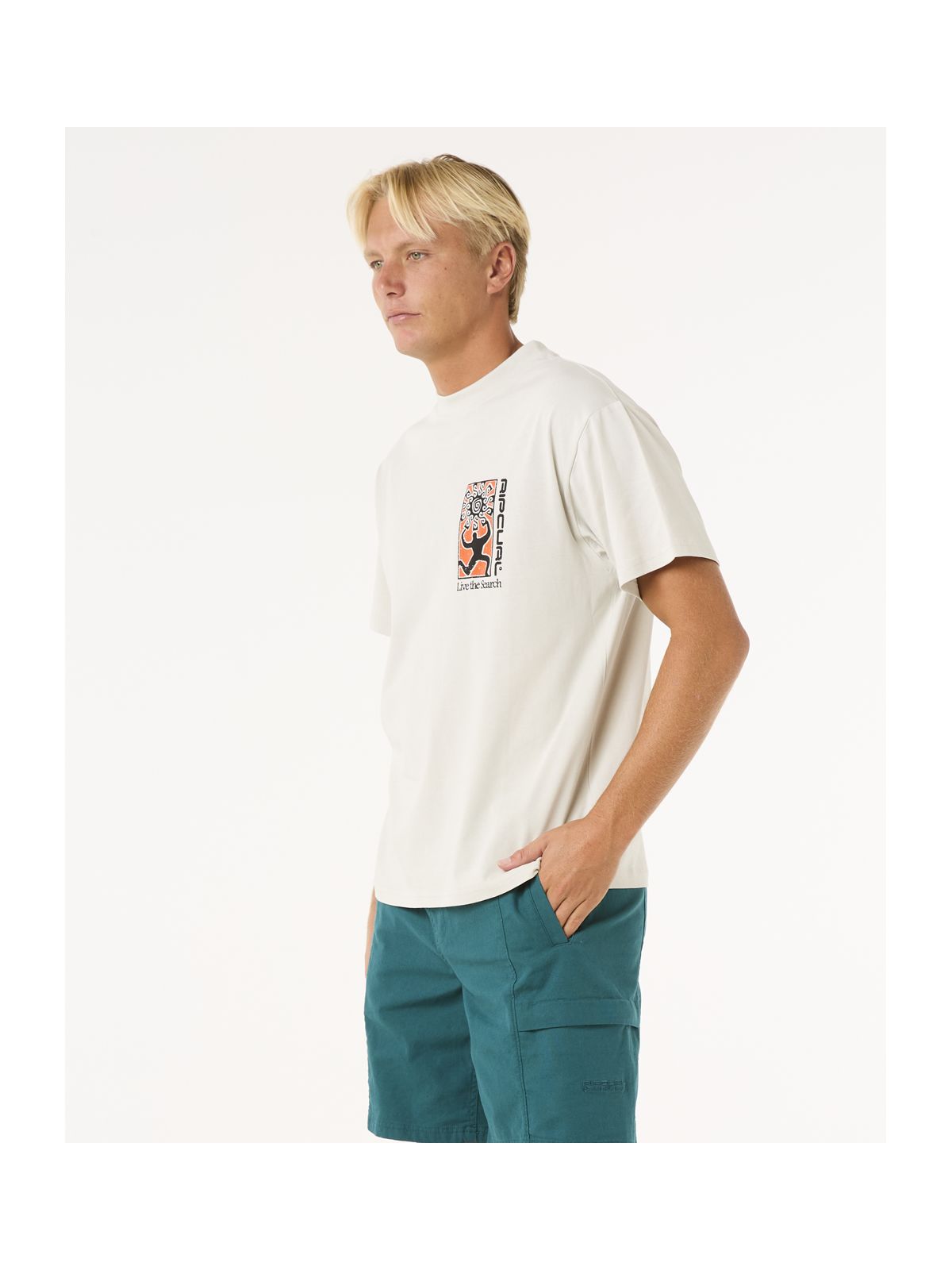 Koszulka RIP CURL Search Dawn Tee szary