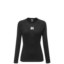 Koszulka damska MILLET Trilogy Wool Ts Ls W czarna
