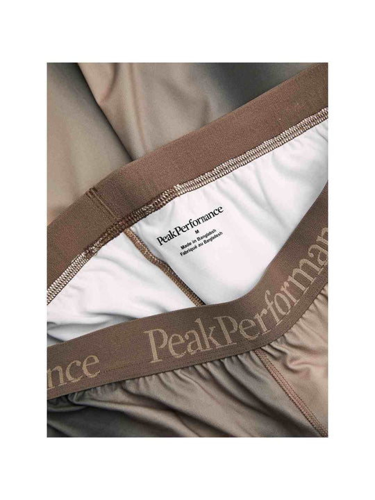 Spodnie męskie termiczne PEAK PERFORMANCE Spirit AOP 3/4 Short Johns Synthetic Baselayer beżowe
