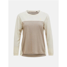 Koszulka rowerowa damska PEAK PERFORMANCE W Trail Wool Blend LS beżowa - Adventure Sports
