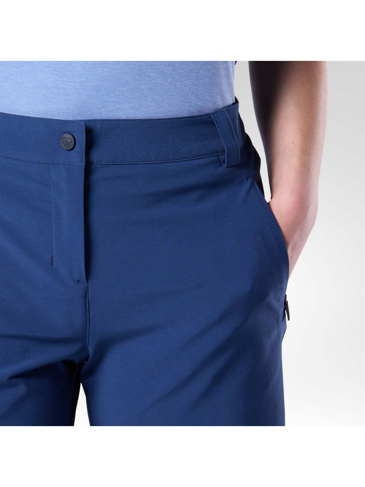 Szorty damskie ROSSIGNOL W Stretch Chino Short 7' granatowe