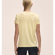 Koszulka damska Casall Soft Texture Tee żółty - Adventure Sports
