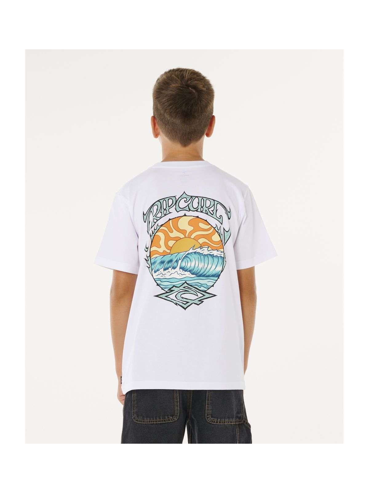 Koszulka chłopięca RIP CURL Hazey Days Tee-Boy biała