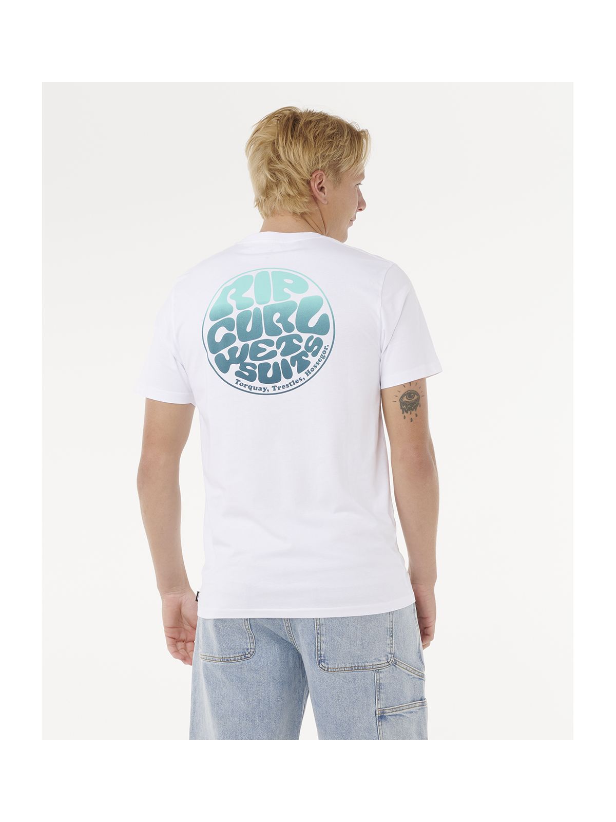 Koszulka RIP CURL WETTIE PASSAGE ICON TEE biała