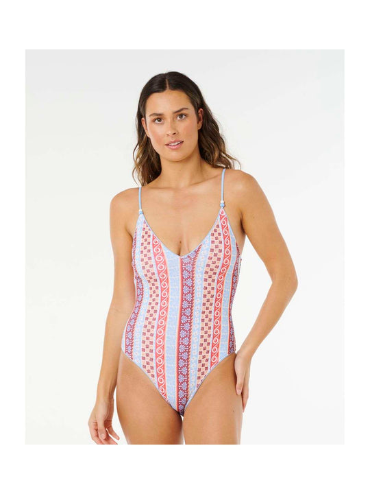 Kostium damski RIP CURL Coastal Instinct Cheeky 1Pc multikolor
