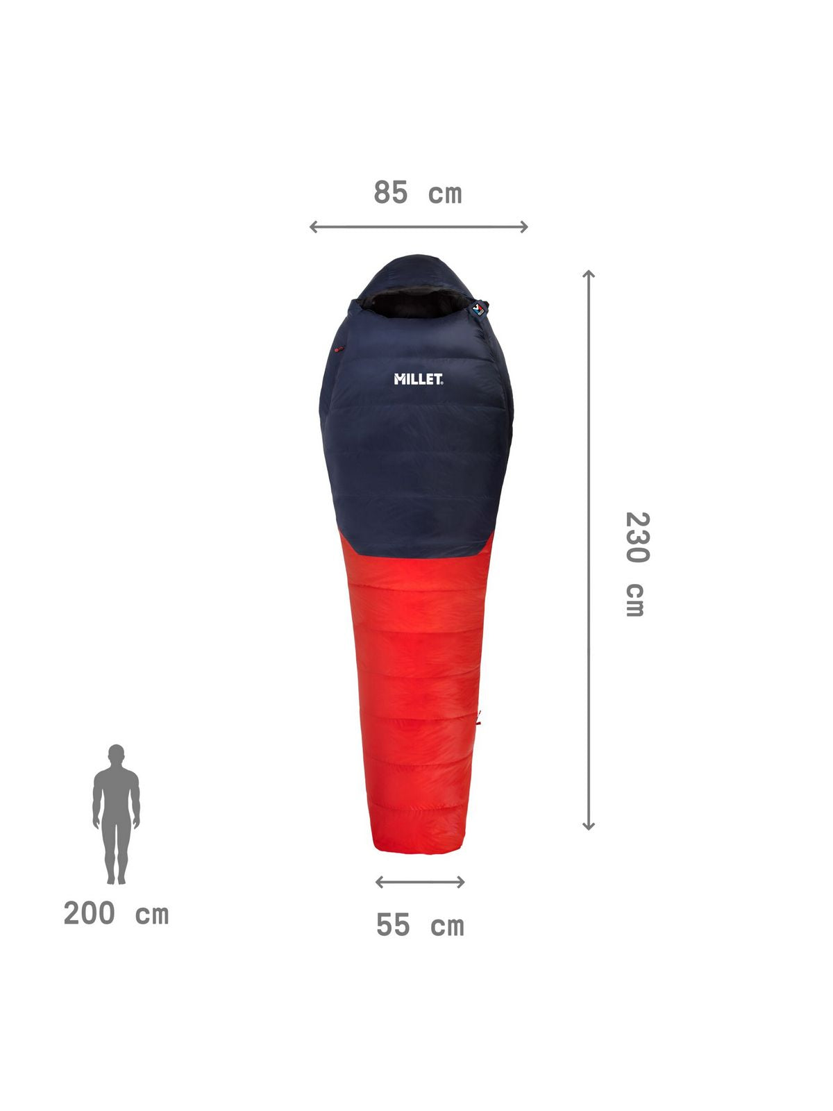 Śpiwór MILLET TRILOGY -25 LONG niebieski