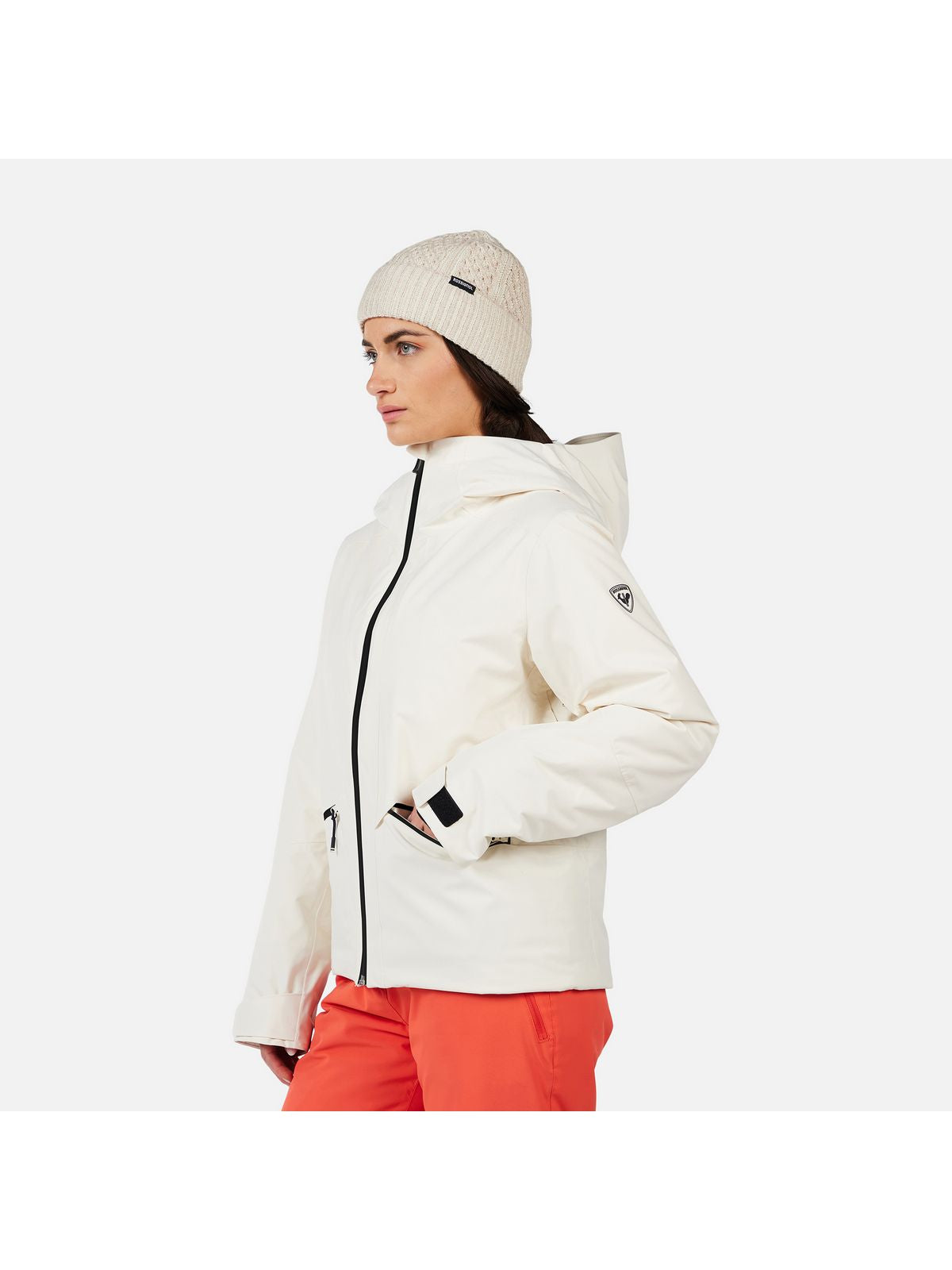 Kurtka narciarska damska ROSSIGNOL W ROCHRUN INSULATED JKT biała