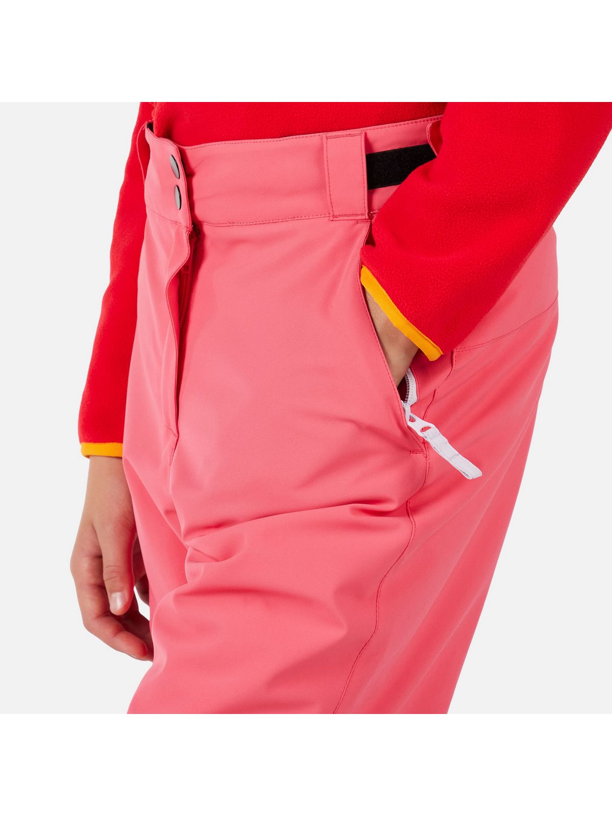 Spodnie narciarskie dziecięce ROSSIGNOL Girl Insulated Ski Pant różowe