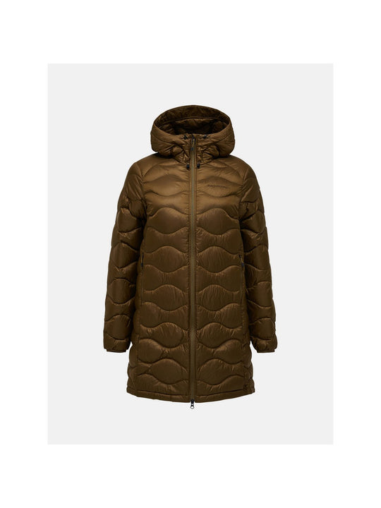 Parka damska PEAK PERFORMANCE Helium Down Parka brązowa
