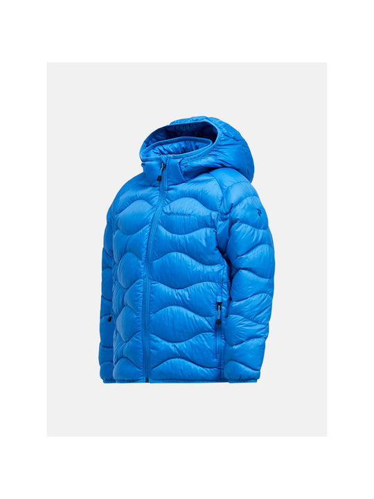 Kurtka PEAK PERFORMANCE Helium Down Hood Jacket Junior niebieski
