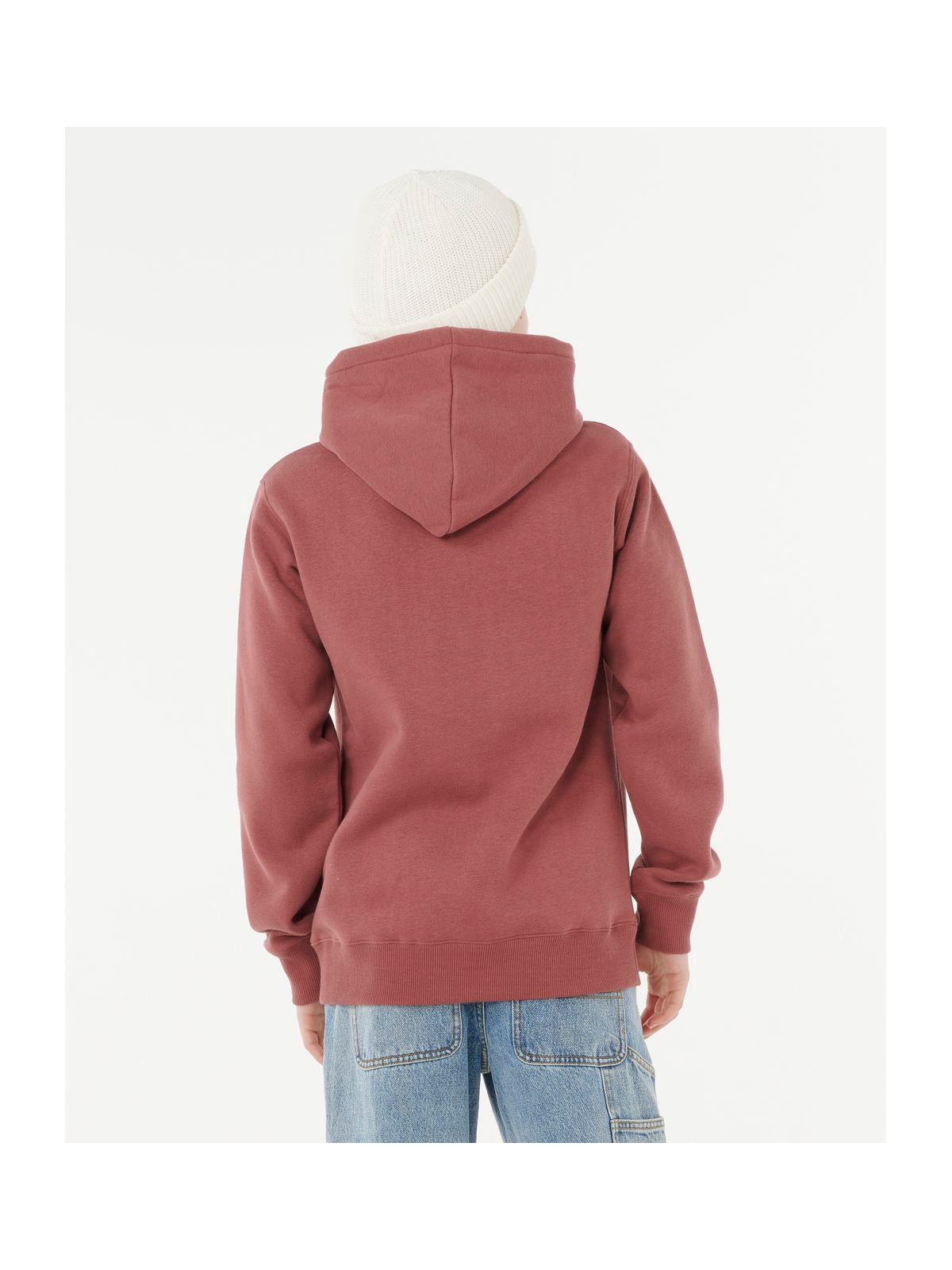 Bluza RIP CURL STAPLER HOOD -BOY czerwona