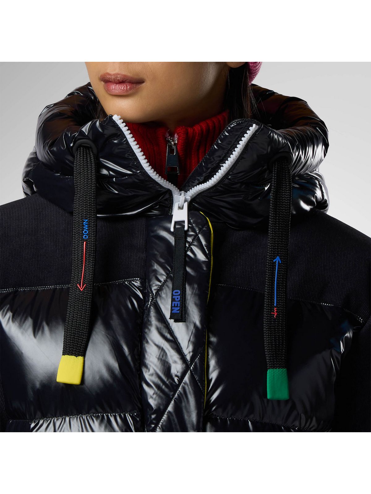 Kurtka narciarska damska ROSSIGNOL W Jcc Corduroy Down Ski Jacket czarna