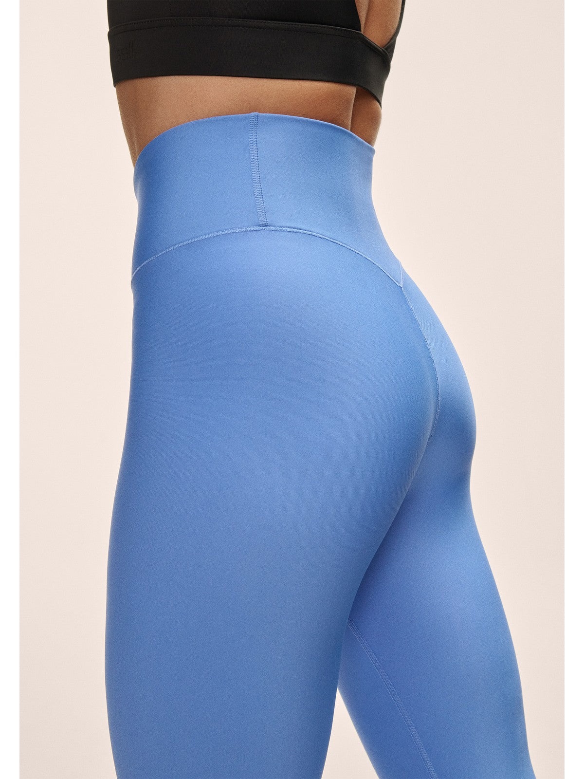 Legginsy damskie Casall Graphic High Waist Tights niebieski