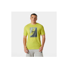 Koszulka HELLY HANSEN HP RACE GRAPHIC T-SH żółty - Adventure Sports
