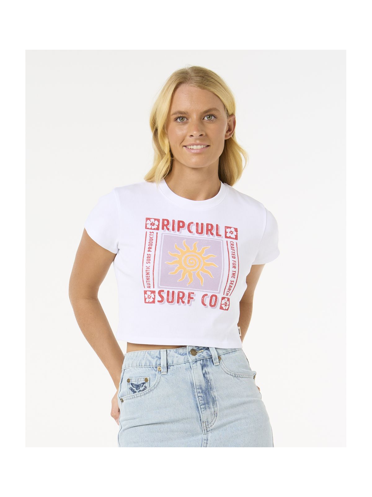 Koszulka RIP CURL Cala Baby Tee biały