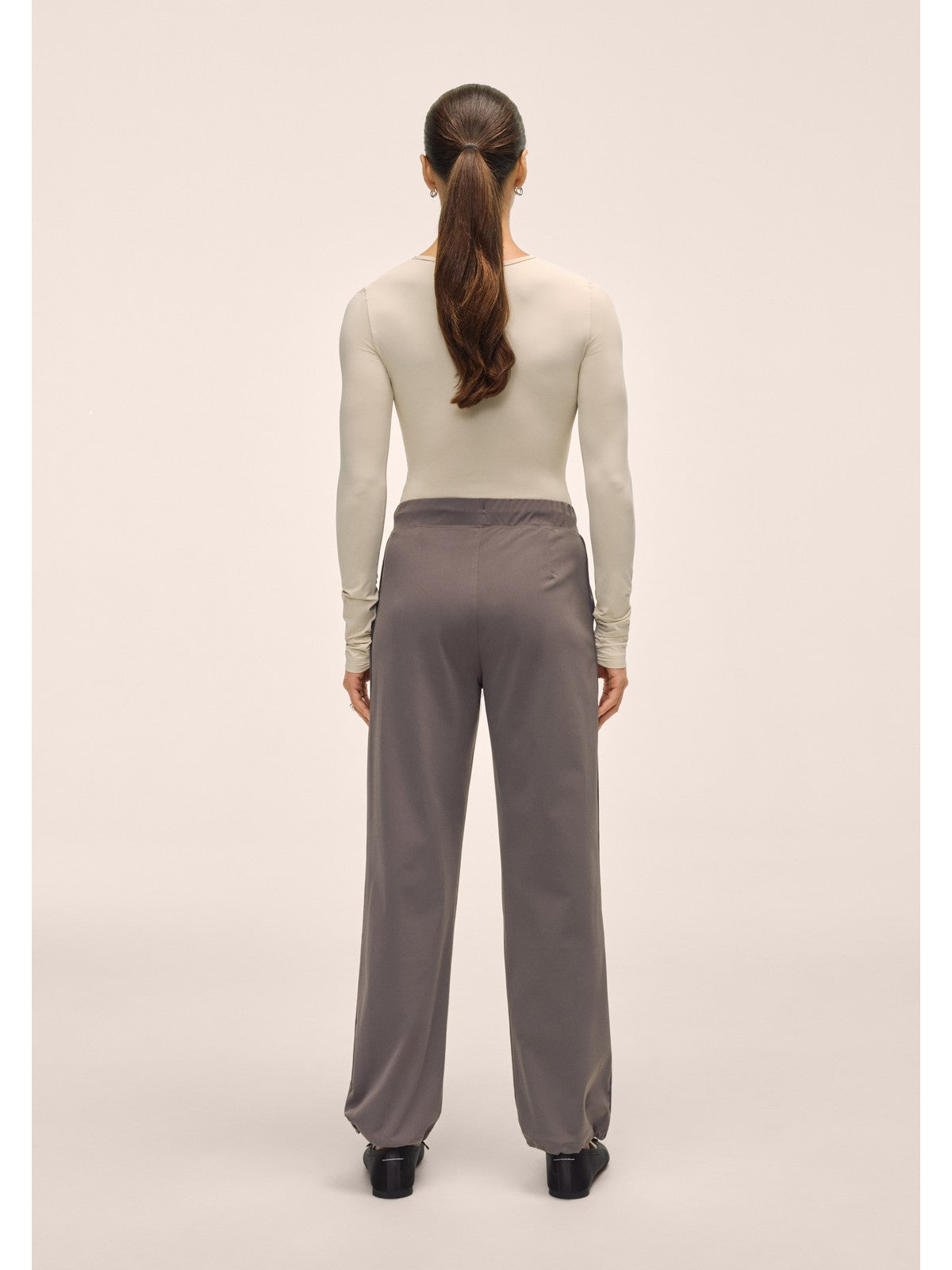 Spodnie damskie CASALL Stamp Loose Pant kolor szary