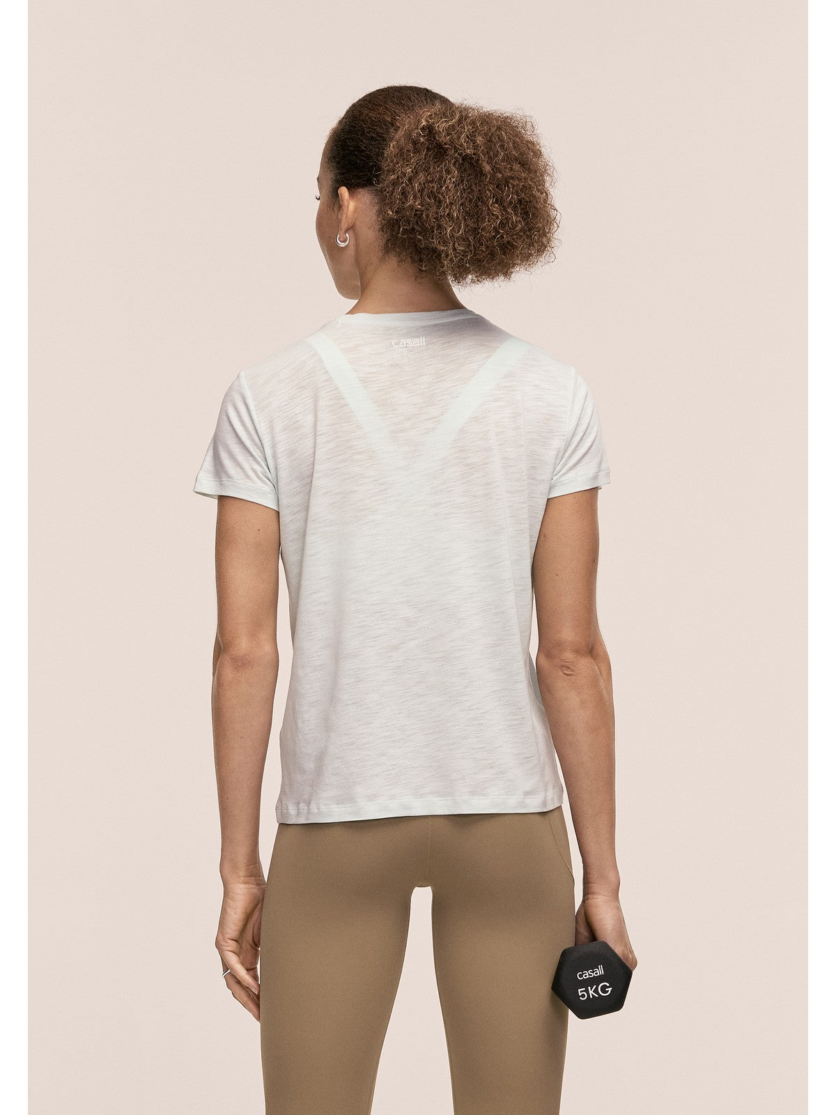 Koszulka damska CASALL Soft Texture Tee kolor zielony