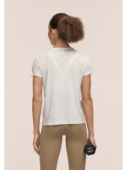 Koszulka damska CASALL Soft Texture Tee kolor zielony
