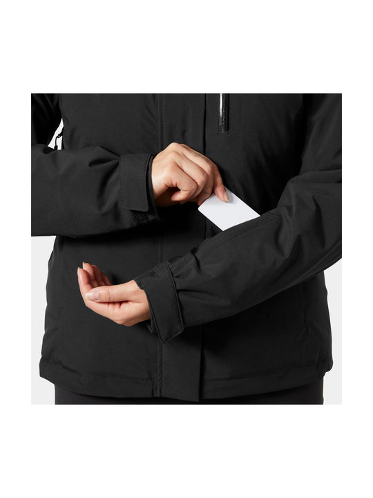 Kurtka narciarska damska HELLY HANSEN W CREWSER INSULATED JACKET czarna
