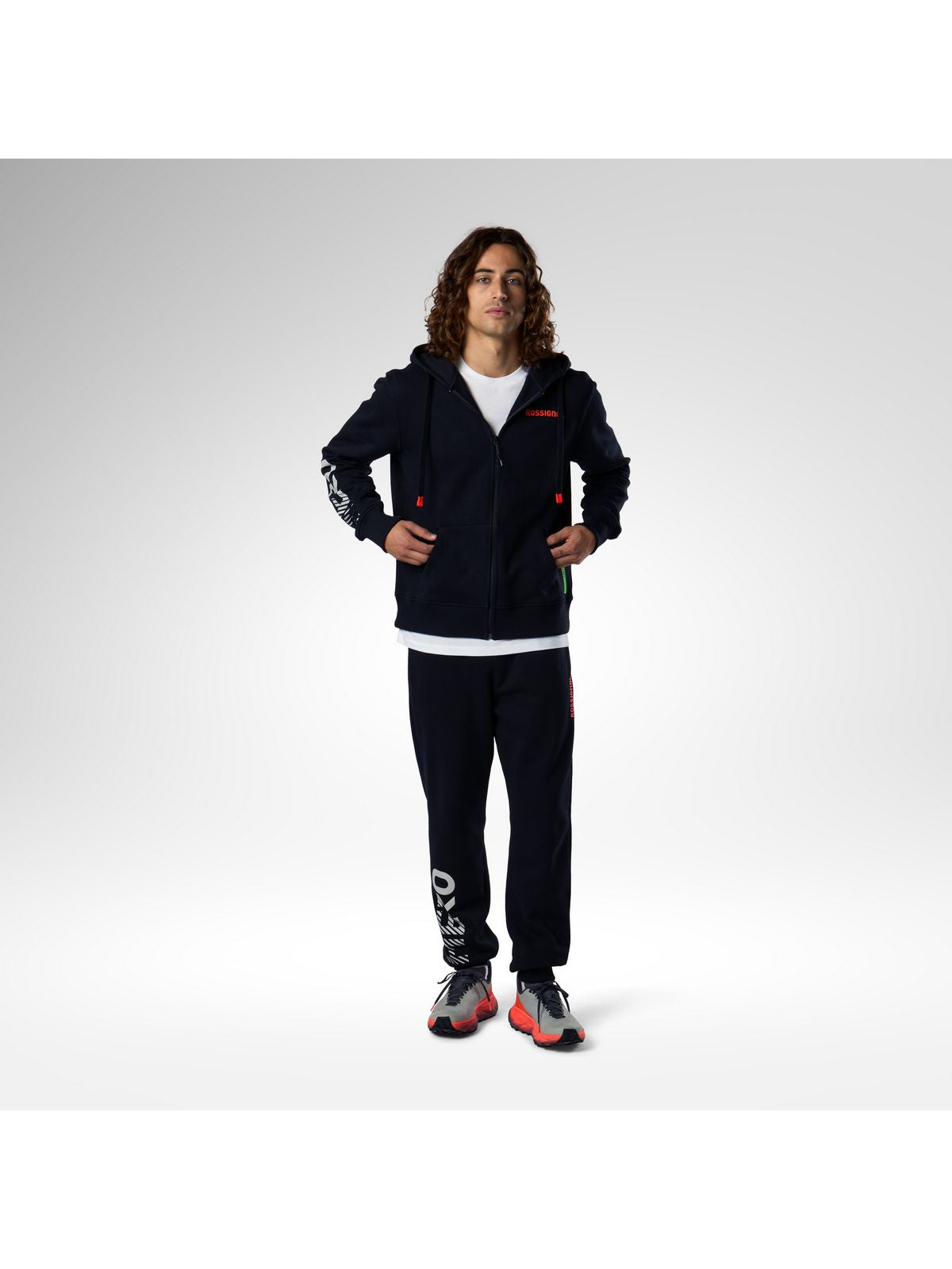 Bluza męska ROSSIGNOL M Hero Full Zip Hoodie czarna